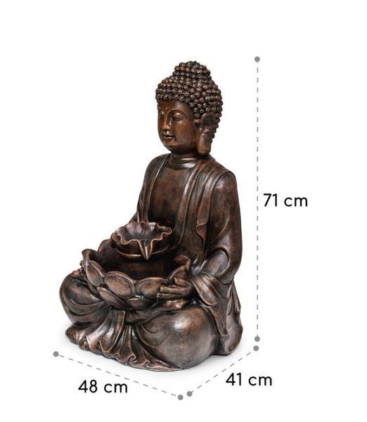 Садовий фонтан Blumfeldt Dharma з сонячною батареєю 1500 мАг (10035714)