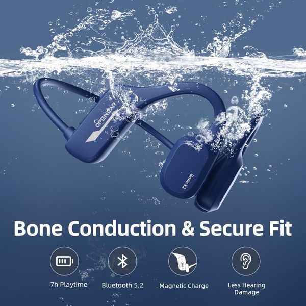 Наушники для плавания Hiteblaz Bone Conduction OPENEAR Bone X2, IP68, 8G фото