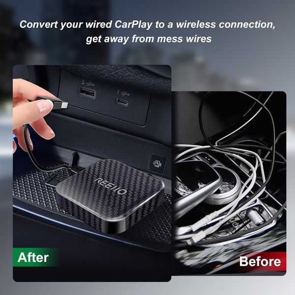 Автомобильный CarPlay Box с беспроводным подключением и TF-картой
