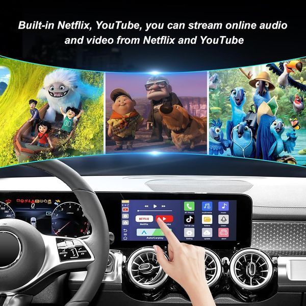 Автомобильный CarPlay Box с беспроводным подключением и TF-картой