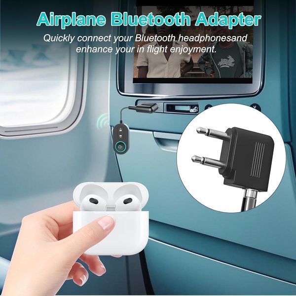 Беспроводной Bluetooth-адаптер 2 в 1, передатчик и приемник фото
