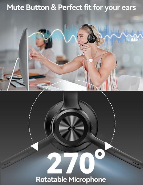 Беспроводные Bluetooth наушники с микрофоном фото
