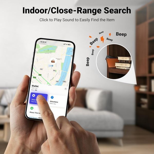 Гаманець-трекер FineTrack Slim UGREEN