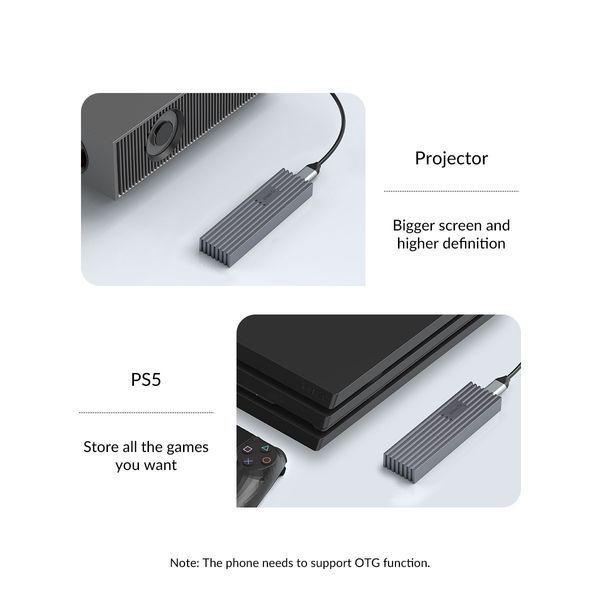 Зовнішня кишеня ORICO USB4.0 M.2 NVMe SSD