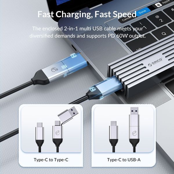 Зовнішня кишеня ORICO USB4.0 M.2 NVMe SSD