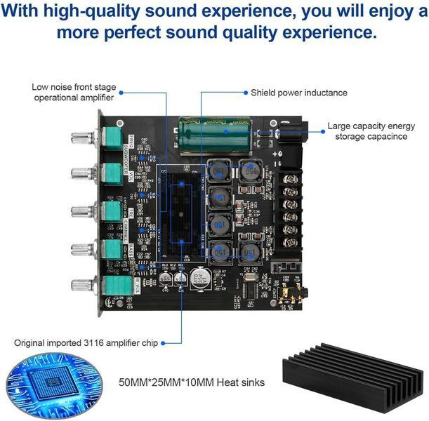 Плата підсилювача звуку Bluetooth