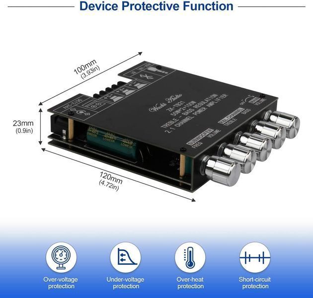 Плата підсилювача звуку Bluetooth