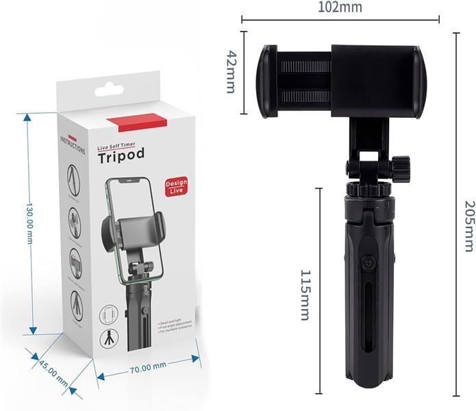 Штатив із тримачем для смартфона &lrm;SHULLIN SL-20220429055 фото