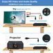 Компактний DVD-програвач WISCENT для телевізора з HDMI/RCA/USB/мікрофоном фото 8