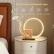 Прикроватная сенсорная лампа с будильником и USB-портом для подзарядки фото 4