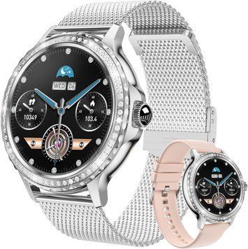 Розумний годинник BOCLOUD Bluetooth Smartwatch /Водонепроникний фітнес-трекер активності з кров'яним тиском/серцевим ритмом/монітором сну/повідомленнями фото