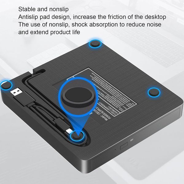 Зовнішній DVD-RW привід USB 3.0 для ПК Aeun
