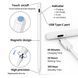 Стилус Active Capacitive Stylus 1.5 mm Superfine Nib для iPad 2018-2023 10th/9th/8th/7th/6th Gen