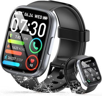 1,95-дюймовий смарт-годинник з Bluetooth та сенсорним екраном фото