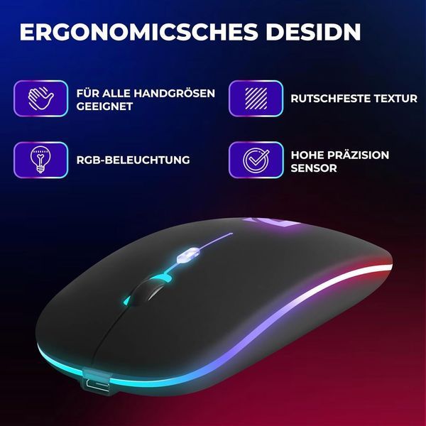 Беспроводная оптическая мышь Defender Touch MM-997 с подсветкой фото