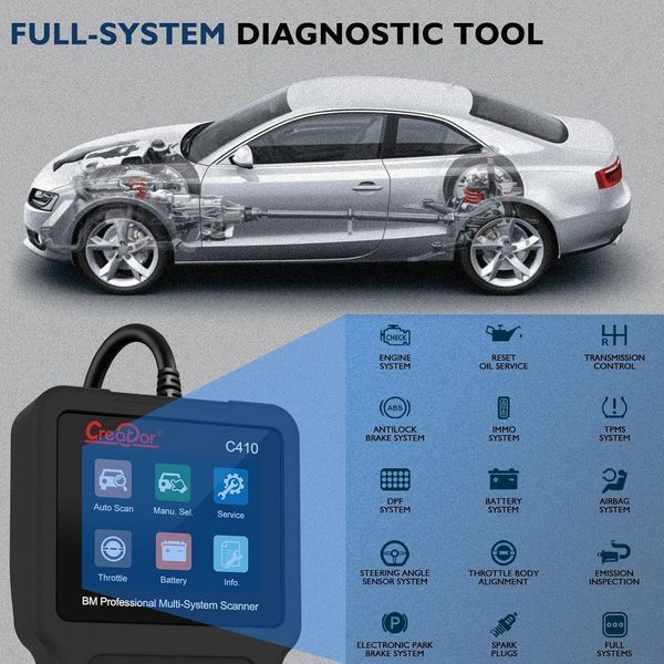 Сканер OBD2 Creator C410
