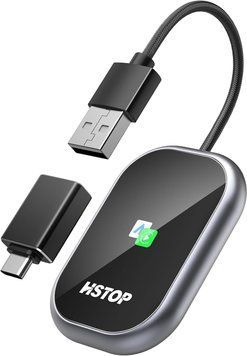 Бездротовий адаптер HSTOP 2 в 1 для CarPlay