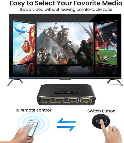 Переключатель-HDMI 3 в 1 Xander фото