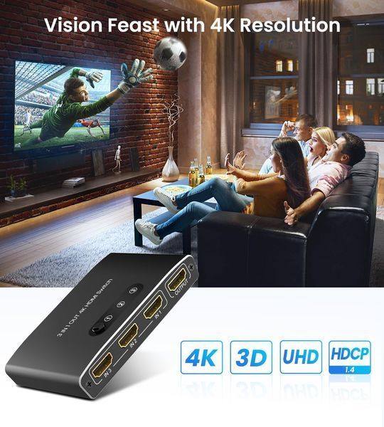 Переключатель-HDMI 3 в 1 Xander фото