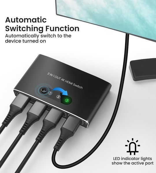 Переключатель-HDMI 3 в 1 Xander фото