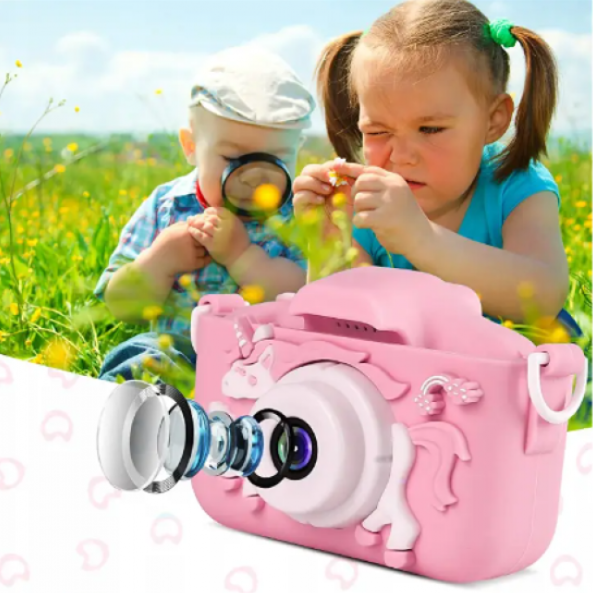 Детский фотоаппарат Smart Kids в силиконовом чехле &laquo;Единорог&raquo;