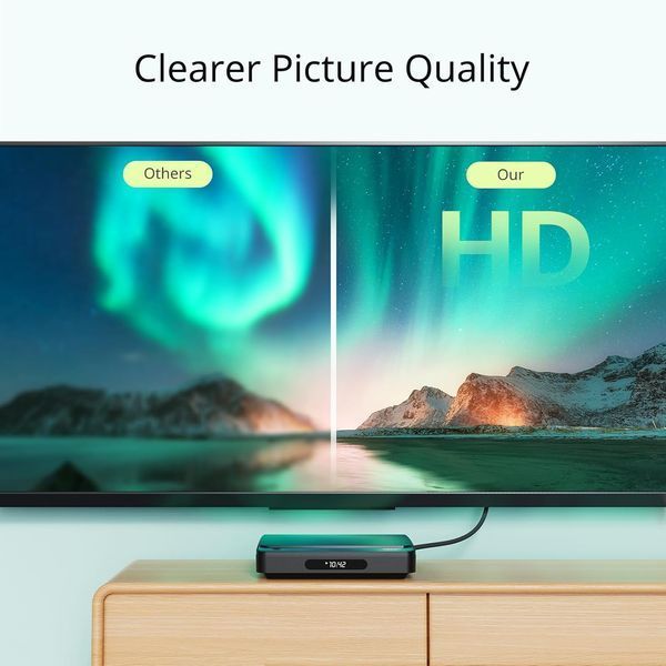 DVD-програвач YOTON Full HD з HDMI з пультом дистанційного керування та кабелем Type-C фото