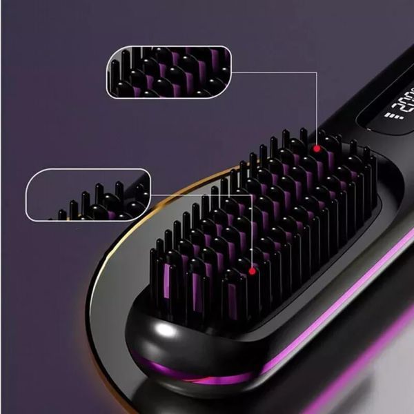 Портативна щітка-випрямляч для волосся GoBrush Pro