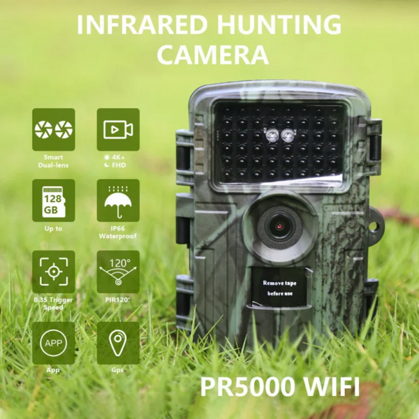 Водонепроницаемая камера Wifi 4K для охоты фото