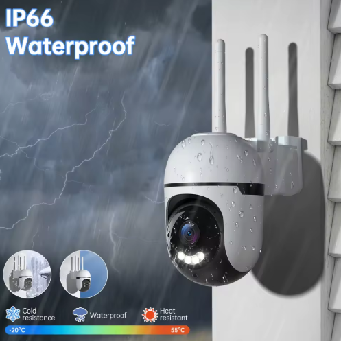 Уличная камера видеонаблюдения WESECUU CQ10 2K IP65 Wi-Fi фото