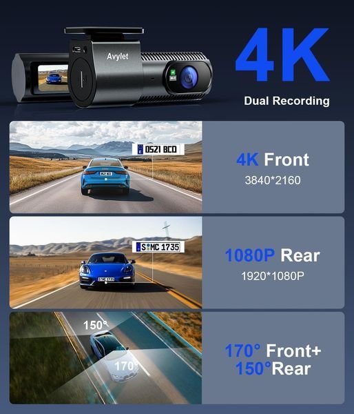 Автомобильный видеорегистратор Avylet