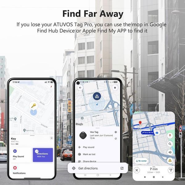 Bluetooth трекер ATUVOS для ключів, сумок та валіз (комплект 4 шт)