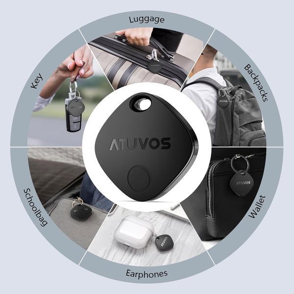Bluetooth трекер ATUVOS для ключів, сумок та валіз (комплект 4 шт)