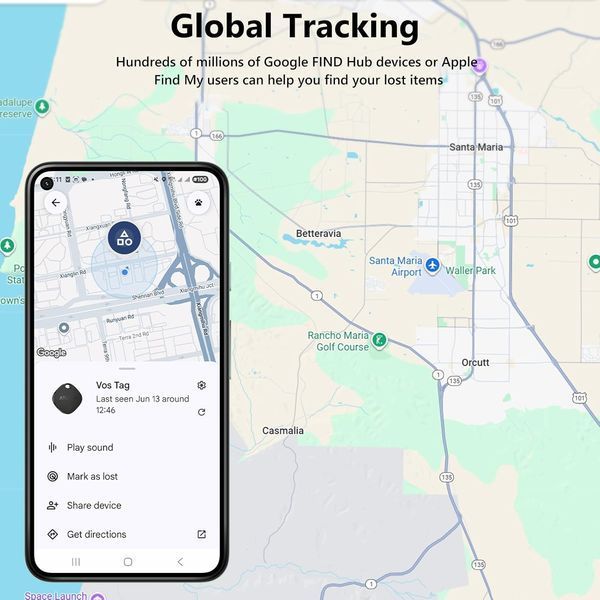 Bluetooth трекер ATUVOS для ключів, сумок та валіз (комплект 4 шт)