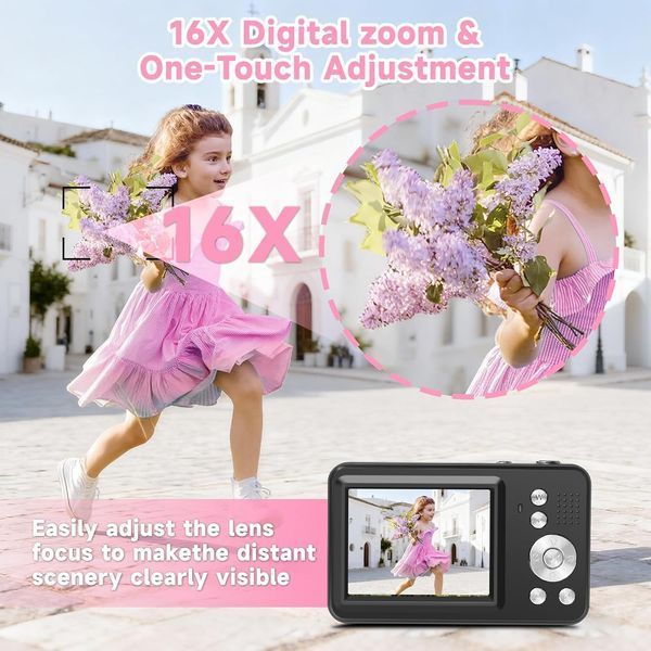 Цифровий фотоапарат 1080p 48MP Fceoul