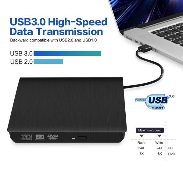 Наружный CD/DVD привод Hcsunfly