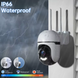 Уличная камера видеонаблюдения WESECUU CQ10 2K IP65 Wi-Fi фото 3