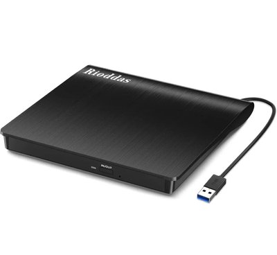 Внешний CD/DVD-привод для ноутбука USB 3.0 CD/DVD-плеер Портативный +/-RW Burner CD ROM Reader фото