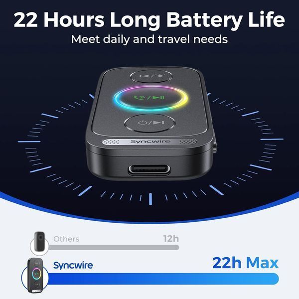 Автомобильный Bluetooth-приемник Syncwire Bluetooth 5.4