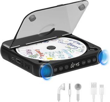 Портативний CD-програвач SKYANS з Bluetooth фото