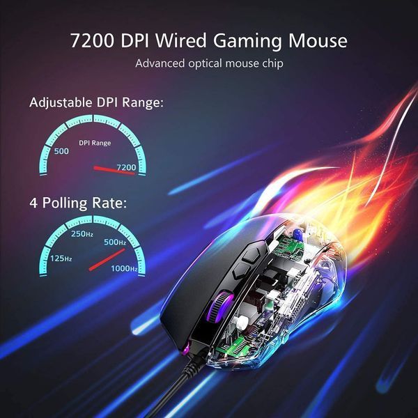 Проводная игровая мышь SKY-TOUCH T16