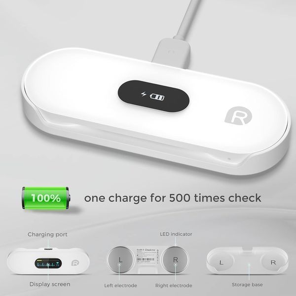 Пристрій ЕКГ CheckMe DuoEK-S із аналізом звітів ЕКГ для дому