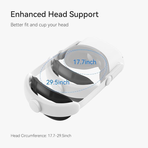 Ремінець KIWI design K2 Comfort, для користувачів окулярів Oculus/Meta Quest 2