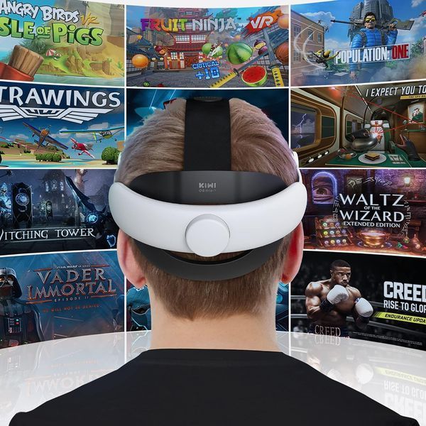 Ремінець KIWI design K2 Comfort, для користувачів окулярів Oculus/Meta Quest 2