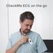 Пристрій ЕКГ CheckMe DuoEK-S із аналізом звітів ЕКГ для дому