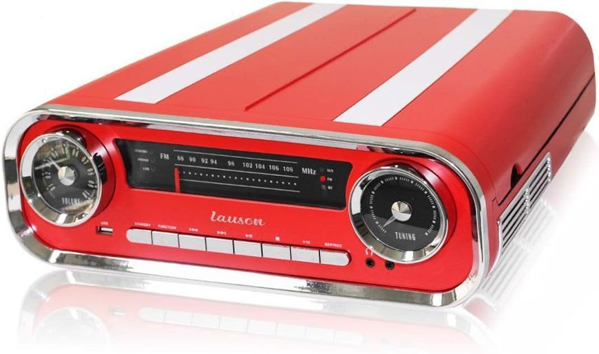 Bluetooth вініловий програвач Retro Music System фото