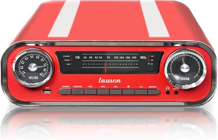 Bluetooth вініловий програвач Retro Music System фото