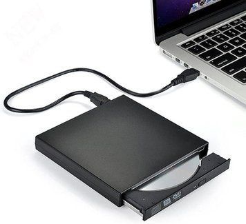 Зовнішній CD/DVD-привід USB із функцією читання та запису дисків для ноутбуків і ПК