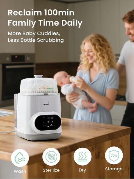 Універсальна мийка та стерилізатор Grownsy Bottle Washer Pro