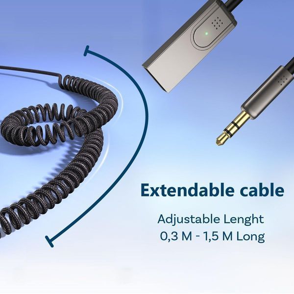 Автомобильный Bluetooth-адаптер MMOBIEL AUX USB 3,5мм
