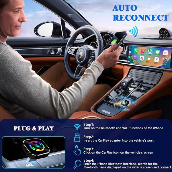 Беспроводной адаптер CarPlay BSUBSU